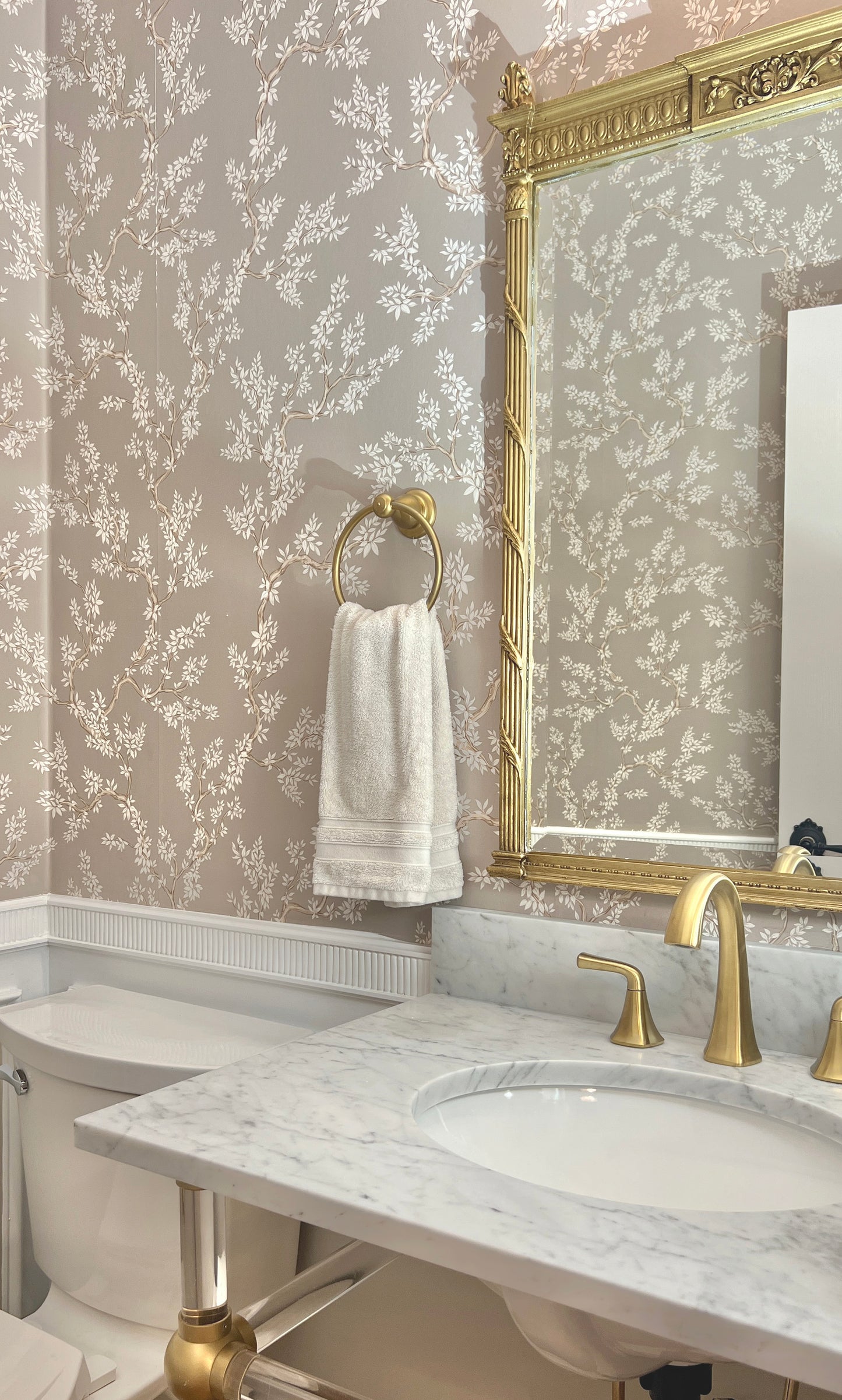 Kate | Prepasted Wallpaper | Taupe